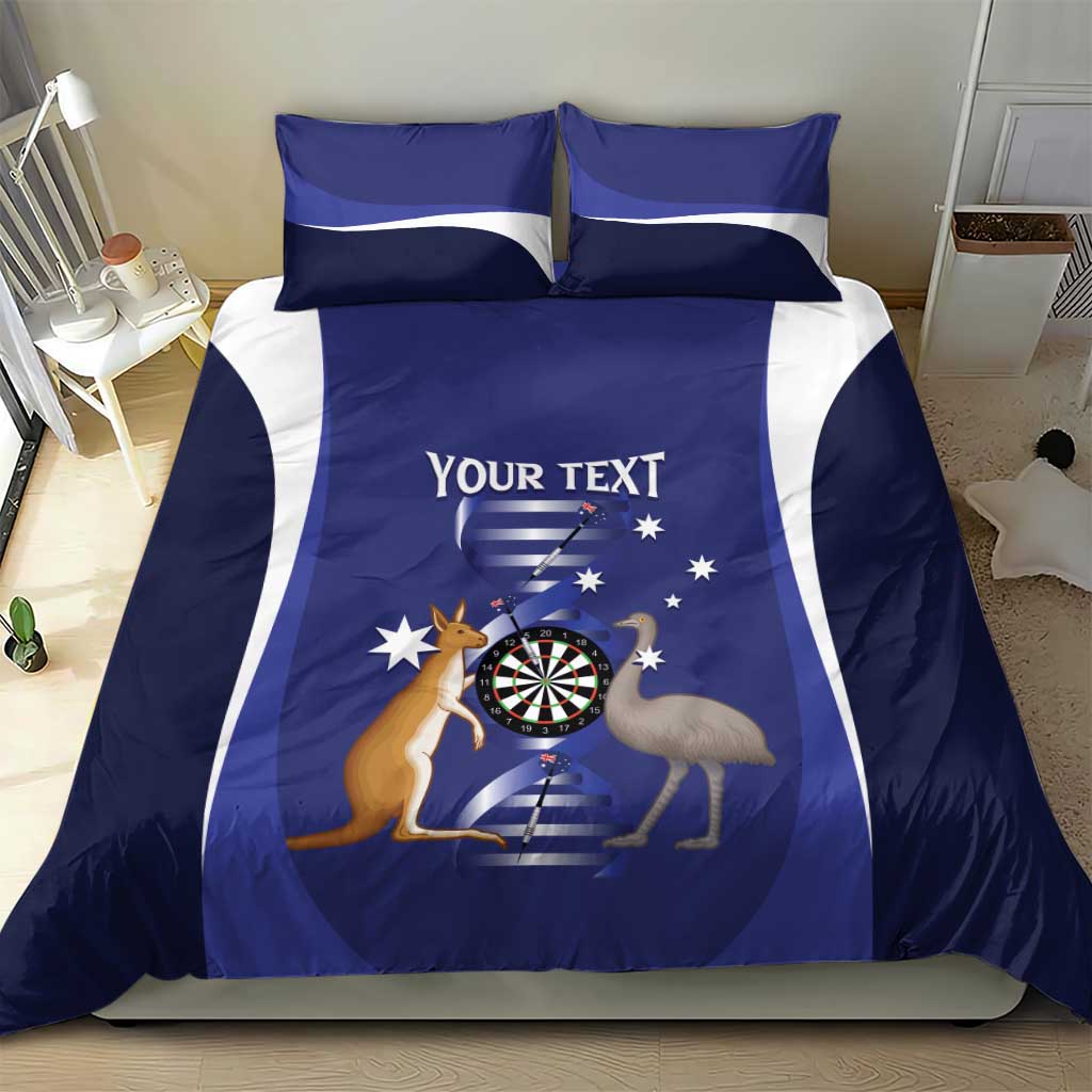 Personalised Australia Darts Bedding Set Aussie Its In My DNA Flag Color - Aussie Hoodie
