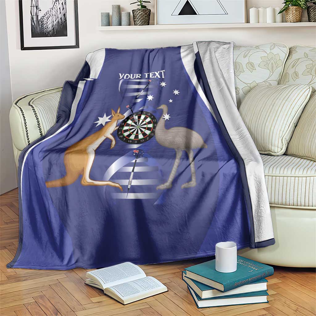 Personalised Australia Darts Blanket Aussie Its In My DNA Flag Color - Aussie Hoodie