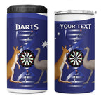 Personalised Australia Darts 4 in 1 Can Cooler Tumbler Aussie Its In My DNA Flag Color - Aussie Hoodie