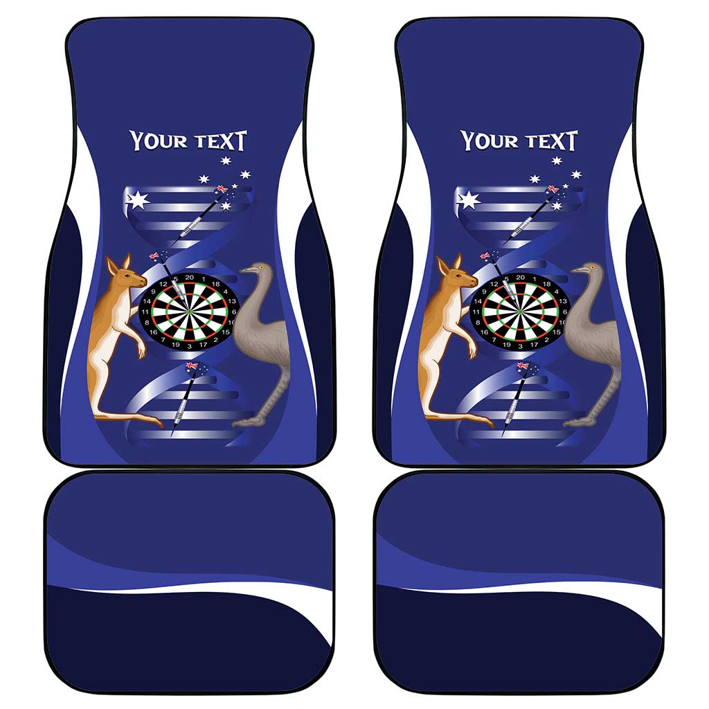 Personalised Australia Darts Car Mats Aussie Its In My DNA Flag Color - Aussie Hoodie