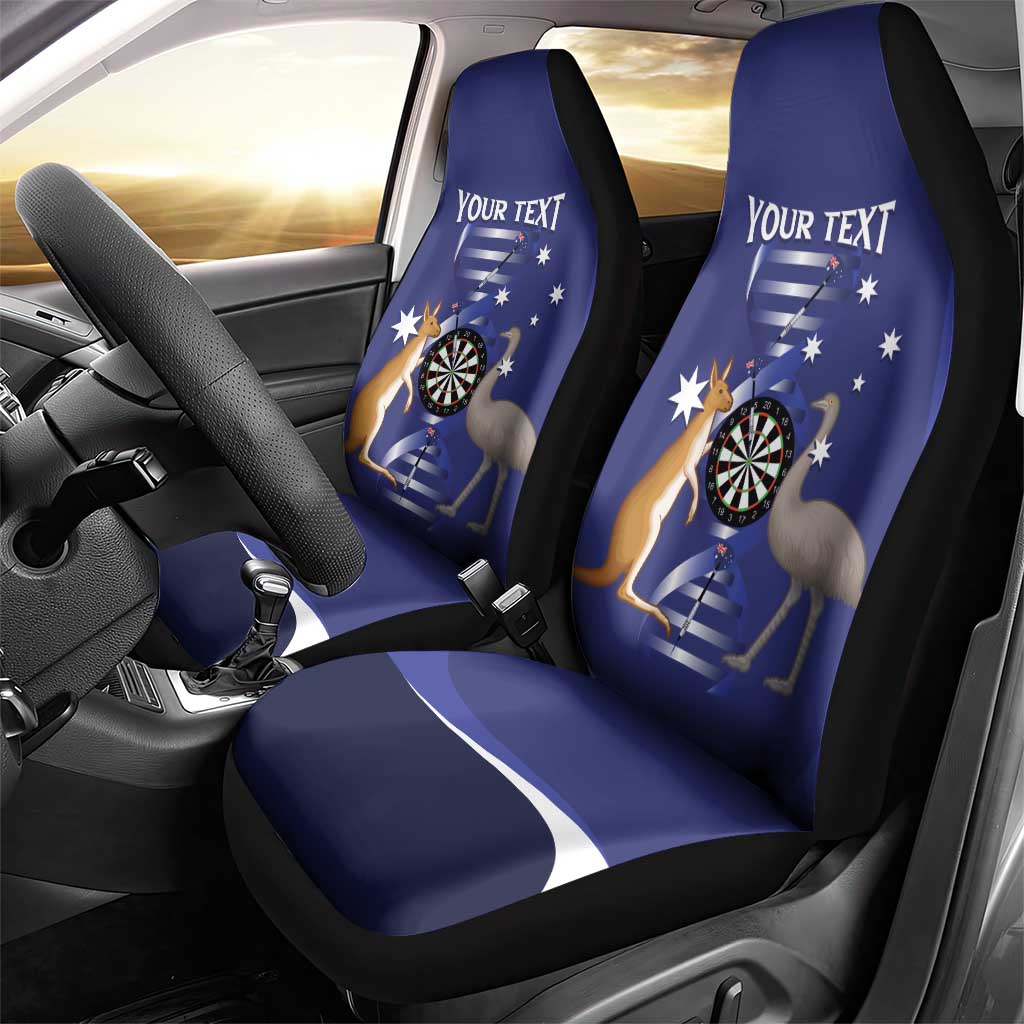 Personalised Australia Darts Car Seat Cover Aussie Its In My DNA Flag Color - Aussie Hoodie