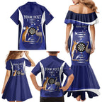Personalised Australia Darts Family Matching Mermaid Dress and Hawaiian Shirt Aussie Its In My DNA Flag Color - Aussie Hoodie