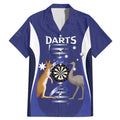 Personalised Australia Darts Family Matching Mermaid Dress and Hawaiian Shirt Aussie Its In My DNA Flag Color - Aussie Hoodie