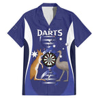 Personalised Australia Darts Family Matching Mermaid Dress and Hawaiian Shirt Aussie Its In My DNA Flag Color - Aussie Hoodie