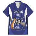 Personalised Australia Darts Family Matching Off Shoulder Maxi Dress and Hawaiian Shirt Aussie Its In My DNA Flag Color - Aussie Hoodie