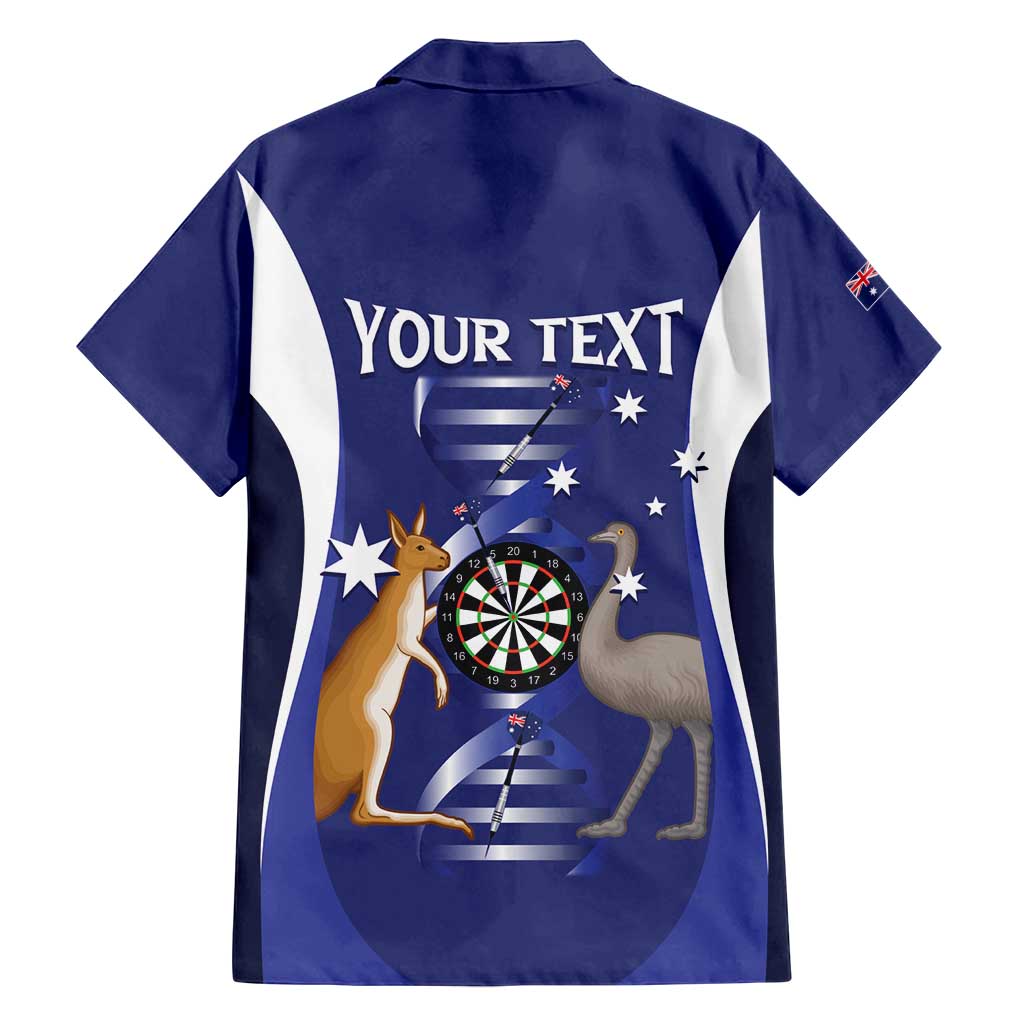 Personalised Australia Darts Family Matching Summer Maxi Dress and Hawaiian Shirt Aussie Its In My DNA Flag Color - Aussie Hoodie