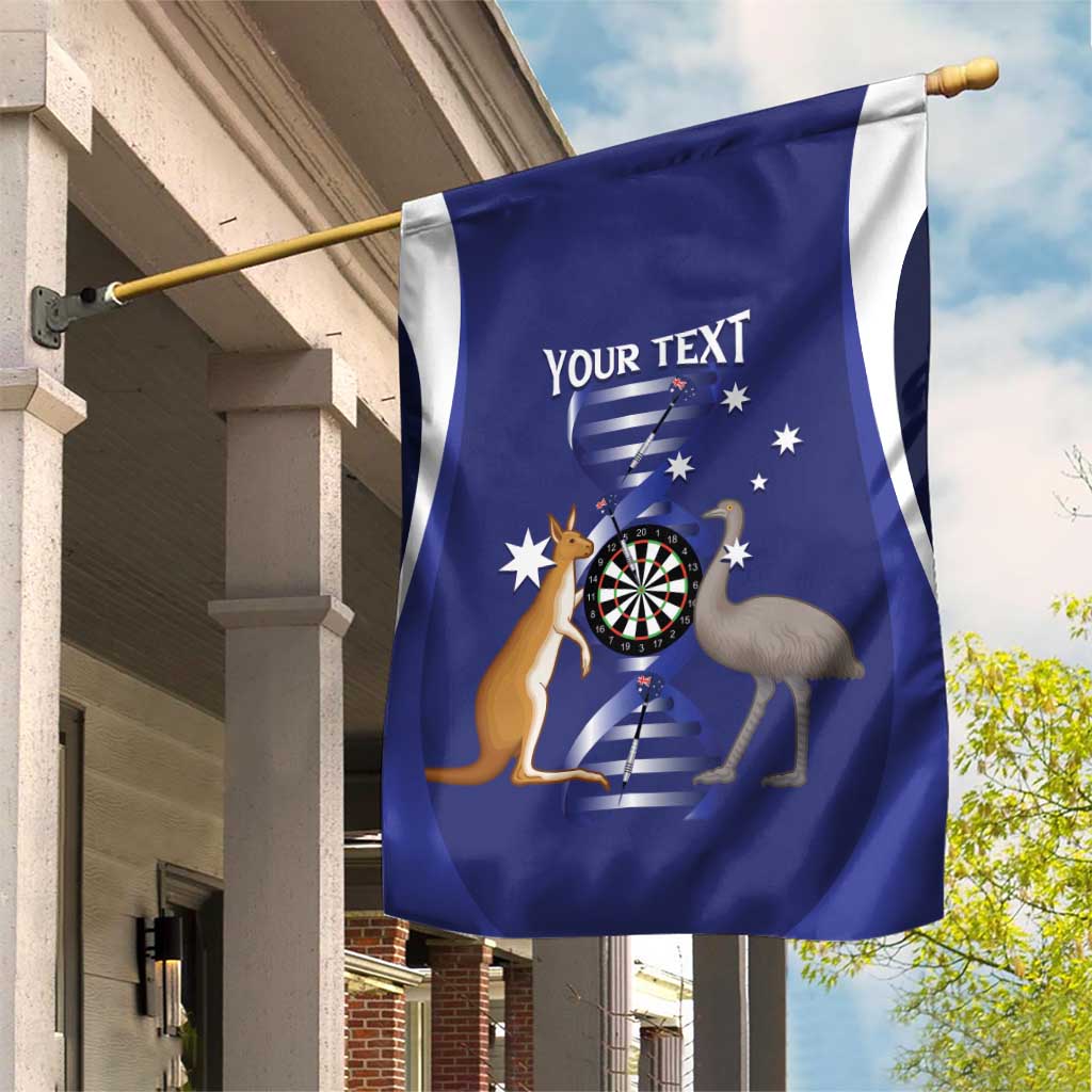 Personalised Australia Darts Garden Flag Aussie Its In My DNA Flag Color - Aussie Hoodie