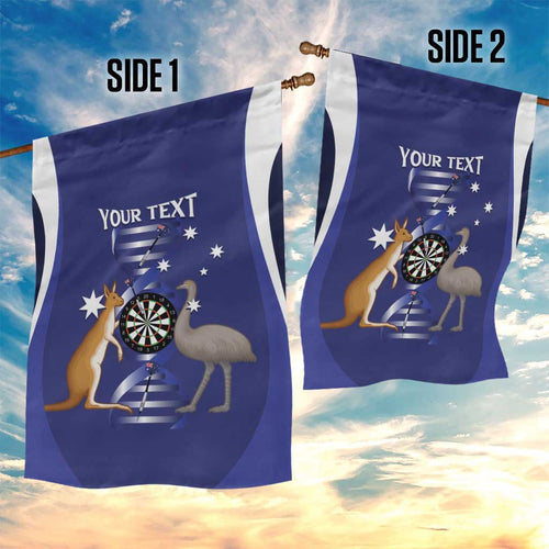 Personalised Australia Darts Garden Flag Aussie Its In My DNA Flag Color - Aussie Hoodie