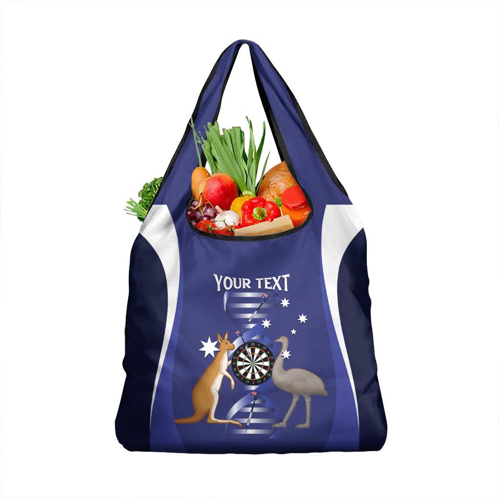 Personalised Australia Darts Grocery Bag Aussie Its In My DNA Flag Color - Aussie Hoodie