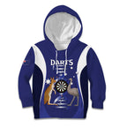 Personalised Australia Darts Kid Hoodie Aussie Its In My DNA Flag Color - Aussie Hoodie