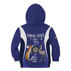 Personalised Australia Darts Kid Hoodie Aussie Its In My DNA Flag Color - Aussie Hoodie