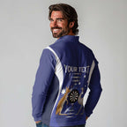 Personalised Australia Darts Long Sleeve Polo Shirt Aussie Its In My DNA Flag Color - Aussie Hoodie