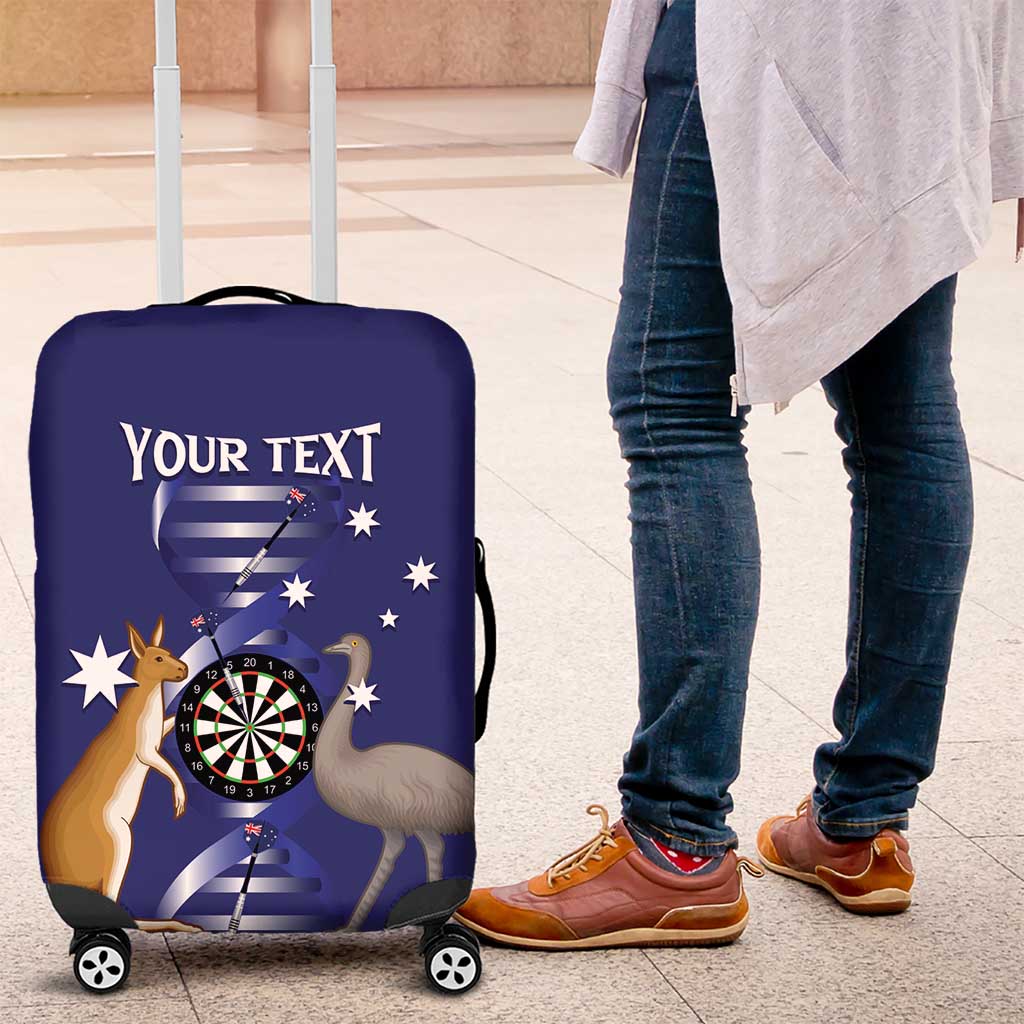 Personalised Australia Darts Luggage Cover Aussie Its In My DNA Flag Color - Aussie Hoodie