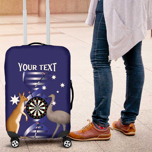 Personalised Australia Darts Luggage Cover Aussie Its In My DNA Flag Color - Aussie Hoodie
