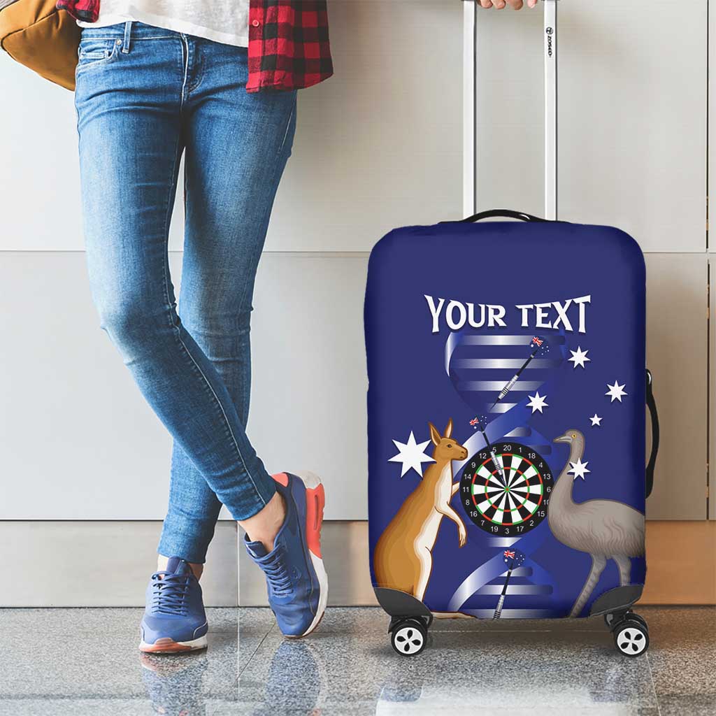 Personalised Australia Darts Luggage Cover Aussie Its In My DNA Flag Color - Aussie Hoodie
