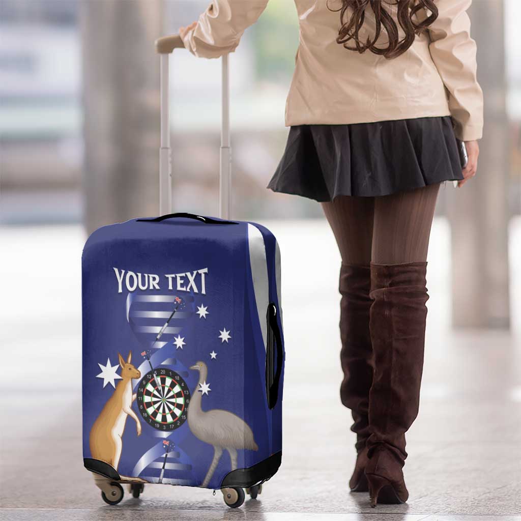 Personalised Australia Darts Luggage Cover Aussie Its In My DNA Flag Color - Aussie Hoodie