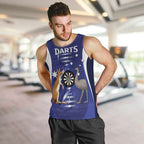 Personalised Australia Darts Men Tank Top Aussie Its In My DNA Flag Color - Aussie Hoodie