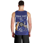 Personalised Australia Darts Men Tank Top Aussie Its In My DNA Flag Color - Aussie Hoodie