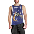 Personalised Australia Darts Men Tank Top Aussie Its In My DNA Flag Color - Aussie Hoodie