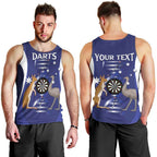 Personalised Australia Darts Men Tank Top Aussie Its In My DNA Flag Color - Aussie Hoodie