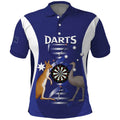 Personalised Australia Darts Polo Shirt Aussie Its In My DNA Flag Color - Aussie Hoodie