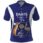Personalised Australia Darts Polo Shirt Aussie Its In My DNA Flag Color - Aussie Hoodie