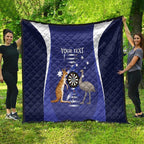 Personalised Australia Darts Quilt Aussie Its In My DNA Flag Color - Aussie Hoodie