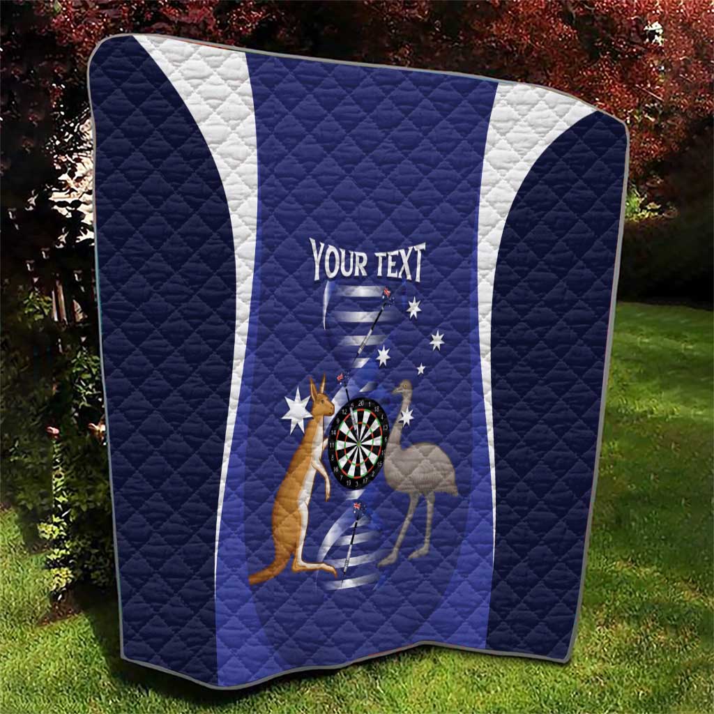 Personalised Australia Darts Quilt Aussie Its In My DNA Flag Color - Aussie Hoodie