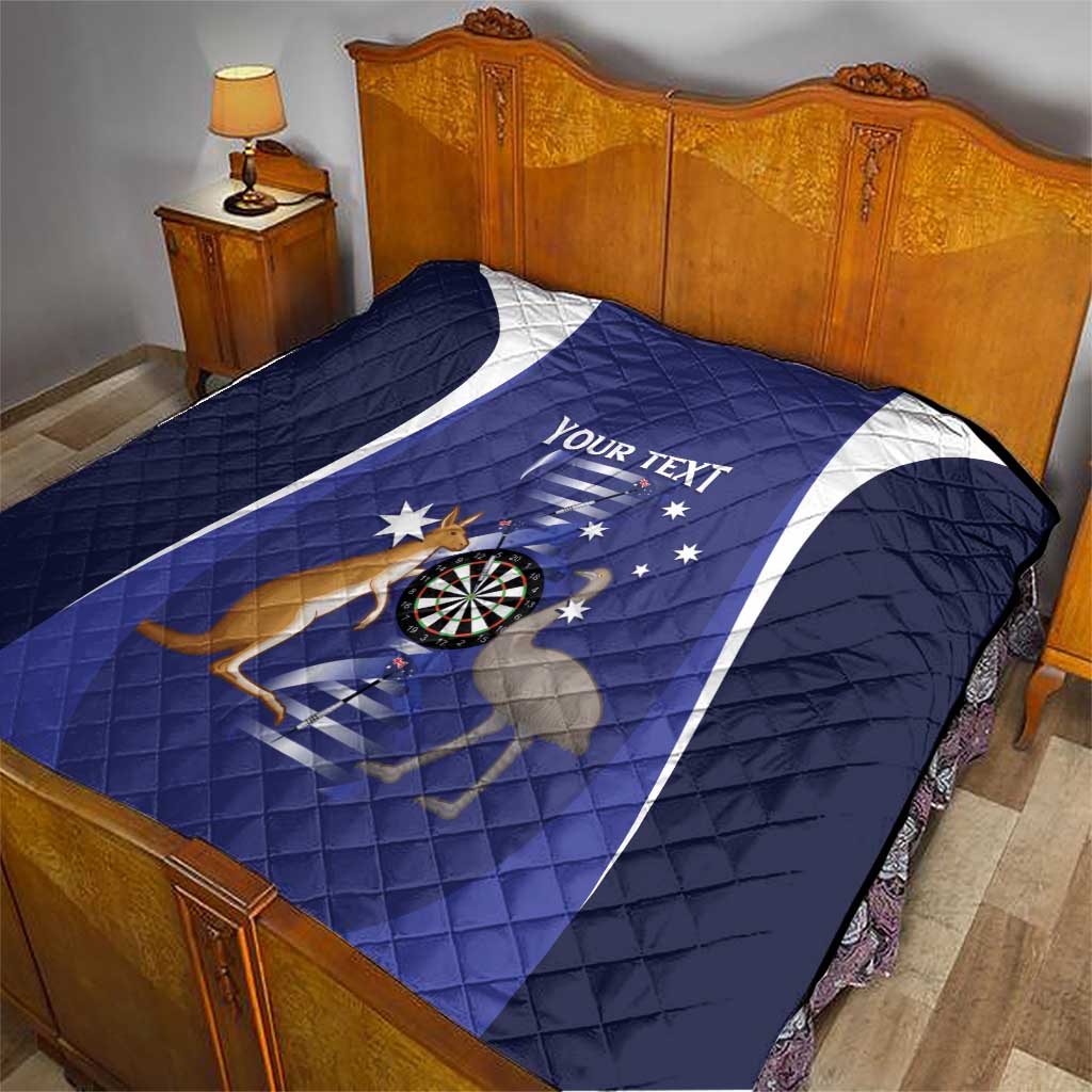 Personalised Australia Darts Quilt Aussie Its In My DNA Flag Color - Aussie Hoodie