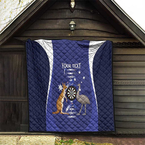 Personalised Australia Darts Quilt Aussie Its In My DNA Flag Color - Aussie Hoodie
