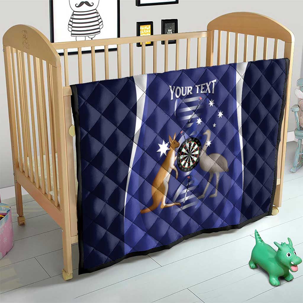 Personalised Australia Darts Quilt Aussie Its In My DNA Flag Color - Aussie Hoodie