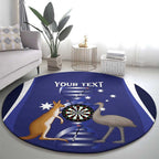 Personalised Australia Darts Round Carpet Aussie Its In My DNA Flag Color - Aussie Hoodie