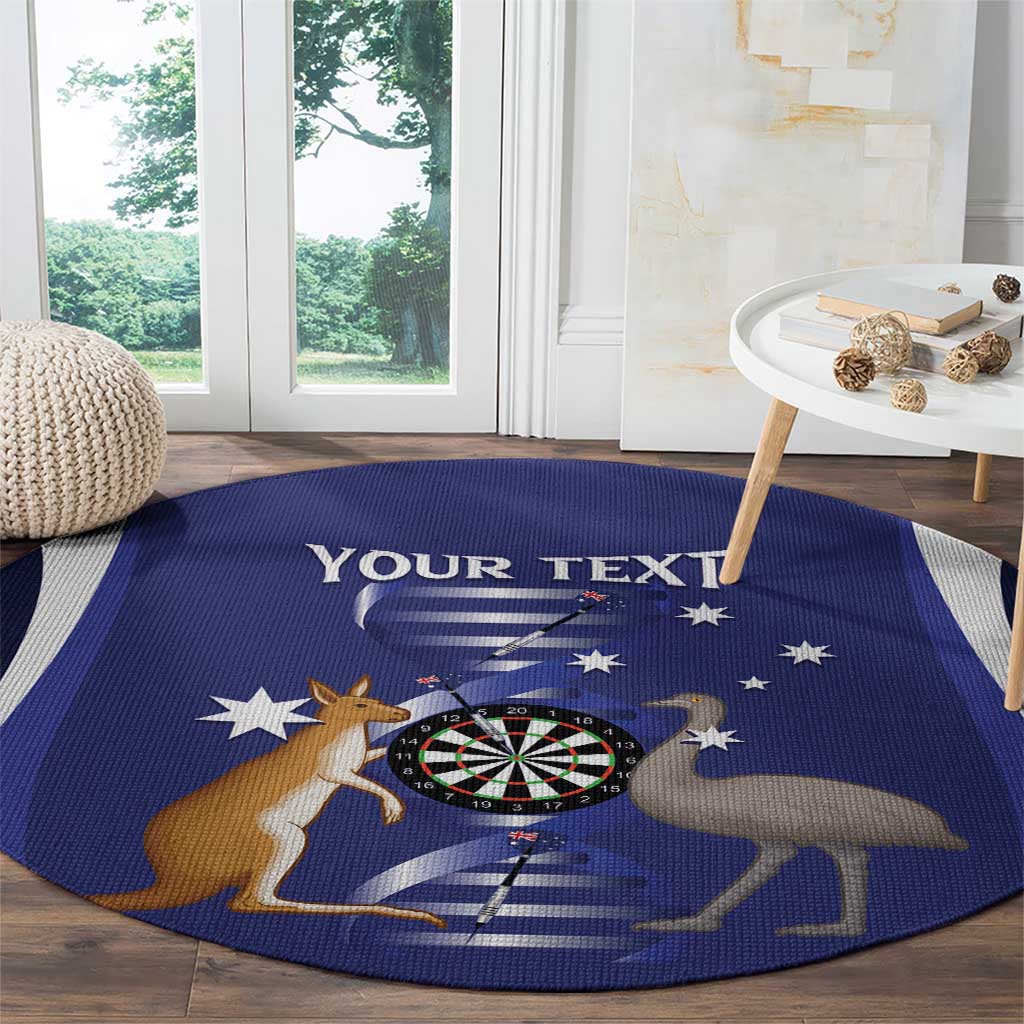 Personalised Australia Darts Round Carpet Aussie Its In My DNA Flag Color - Aussie Hoodie