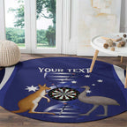 Personalised Australia Darts Round Carpet Aussie Its In My DNA Flag Color - Aussie Hoodie