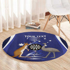 Personalised Australia Darts Round Carpet Aussie Its In My DNA Flag Color - Aussie Hoodie