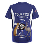 Personalised Australia Darts Rugby Jersey Aussie Its In My DNA Flag Color - Aussie Hoodie