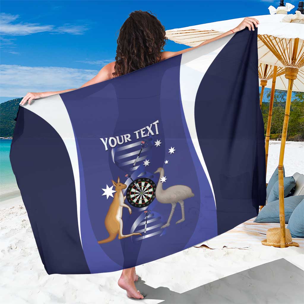 Personalised Australia Darts Sarong Aussie Its In My DNA Flag Color - Aussie Hoodie