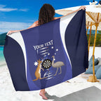 Personalised Australia Darts Sarong Aussie Its In My DNA Flag Color - Aussie Hoodie