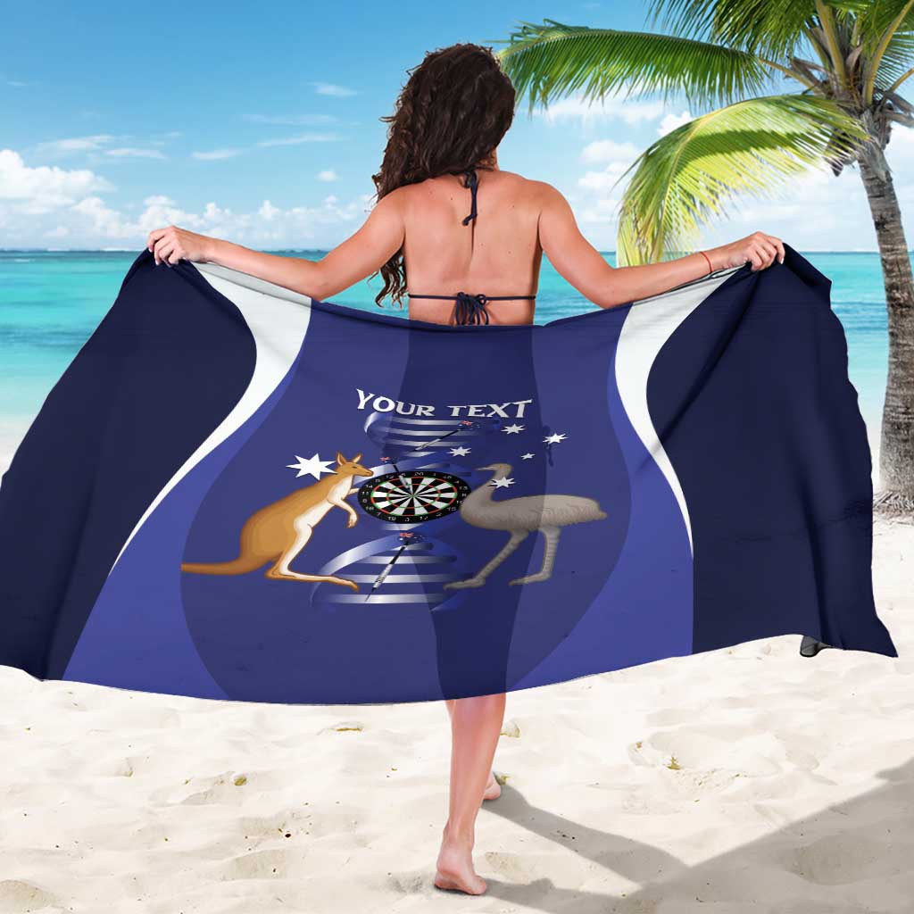 Personalised Australia Darts Sarong Aussie Its In My DNA Flag Color - Aussie Hoodie