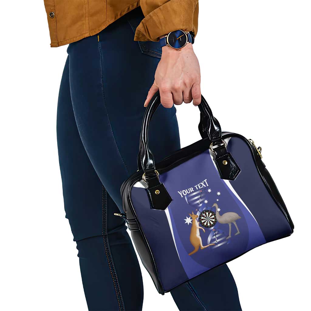 Personalised Australia Darts Shoulder Handbag Aussie Its In My DNA Flag Color - Aussie Hoodie