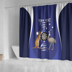 Personalised Australia Darts Shower Curtain Aussie Its In My DNA Flag Color - Aussie Hoodie