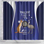 Personalised Australia Darts Shower Curtain Aussie Its In My DNA Flag Color - Aussie Hoodie