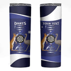 Personalised Australia Darts Skinny Tumbler Aussie Its In My DNA Flag Color - Aussie Hoodie