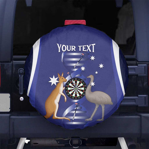 Personalised Australia Darts Spare Tire Cover Aussie Its In My DNA Flag Color - Aussie Hoodie