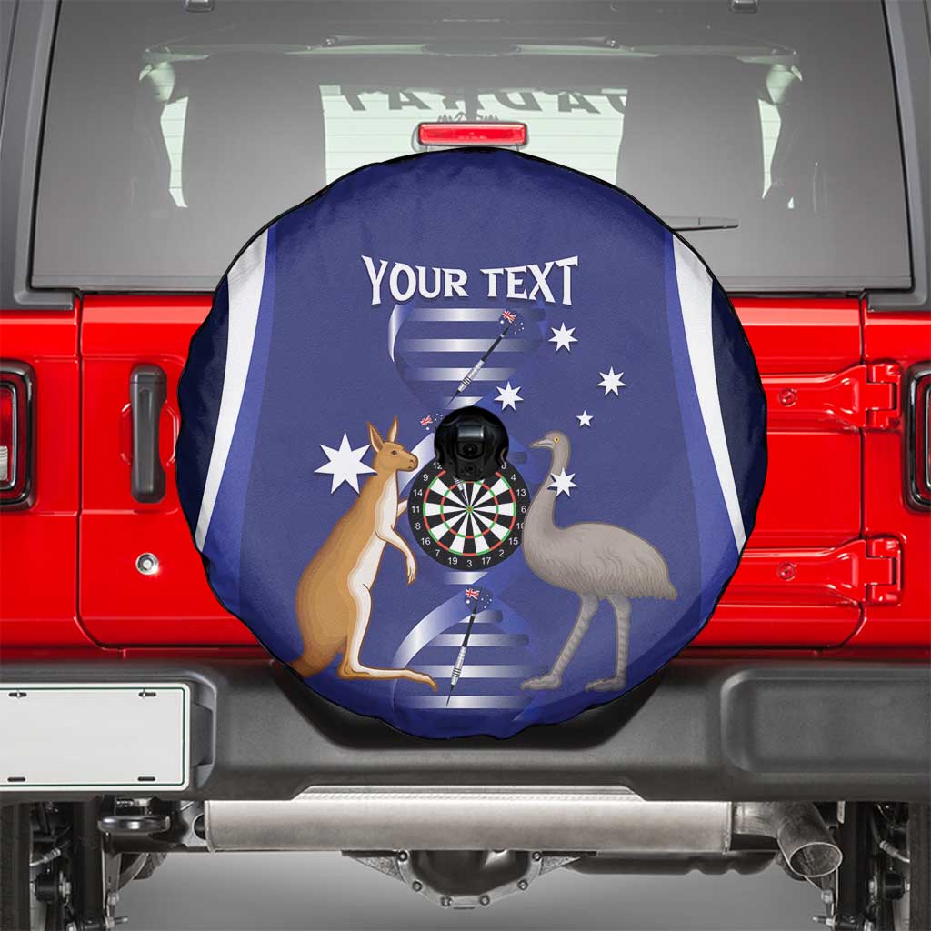Personalised Australia Darts Spare Tire Cover Aussie Its In My DNA Flag Color - Aussie Hoodie