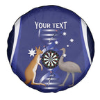 Personalised Australia Darts Spare Tire Cover Aussie Its In My DNA Flag Color - Aussie Hoodie