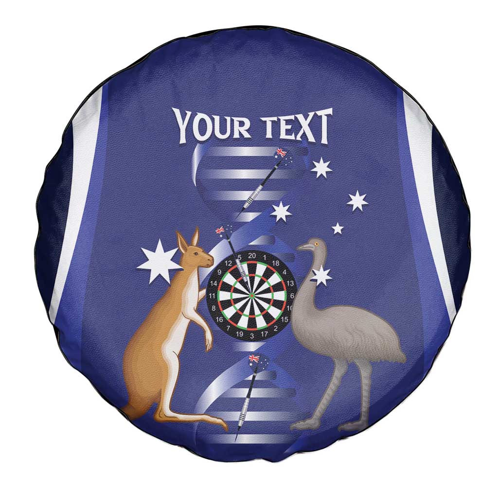Personalised Australia Darts Spare Tire Cover Aussie Its In My DNA Flag Color - Aussie Hoodie