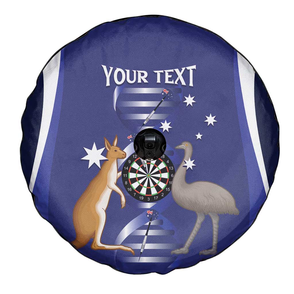 Personalised Australia Darts Spare Tire Cover Aussie Its In My DNA Flag Color - Aussie Hoodie