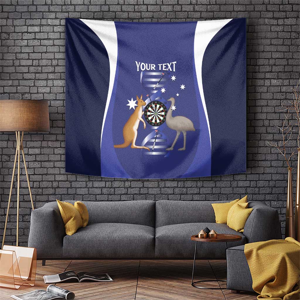 Personalised Australia Darts Tapestry Aussie Its In My DNA Flag Color - Aussie Hoodie