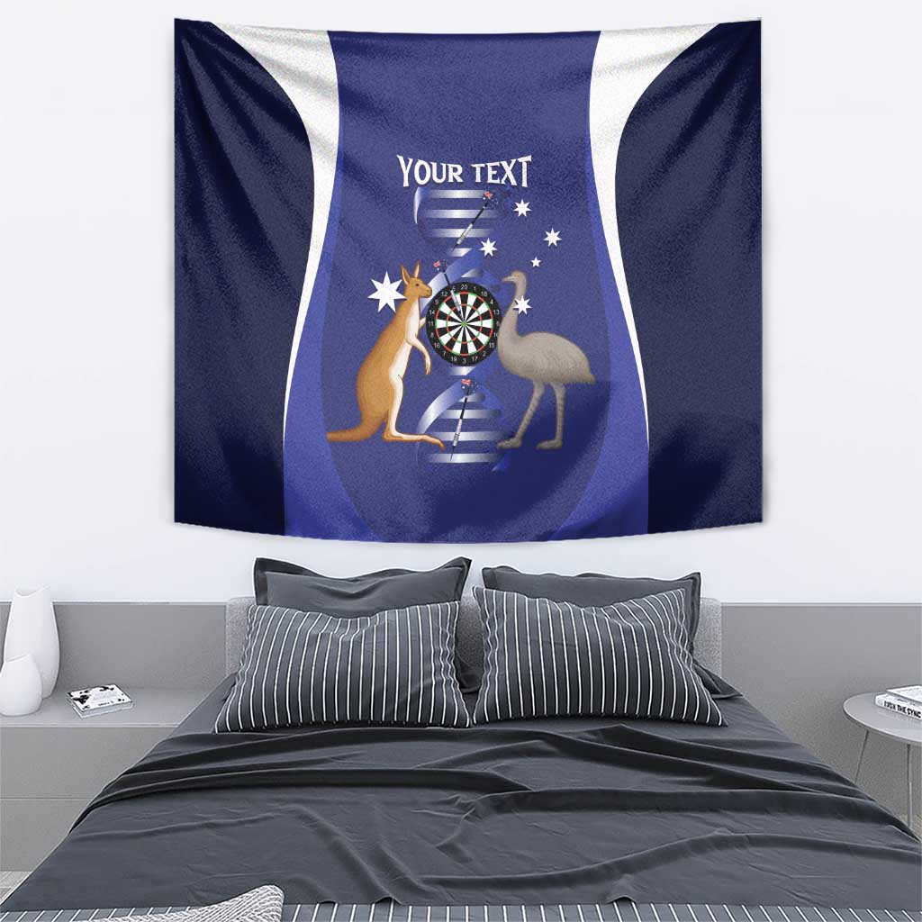 Personalised Australia Darts Tapestry Aussie Its In My DNA Flag Color - Aussie Hoodie